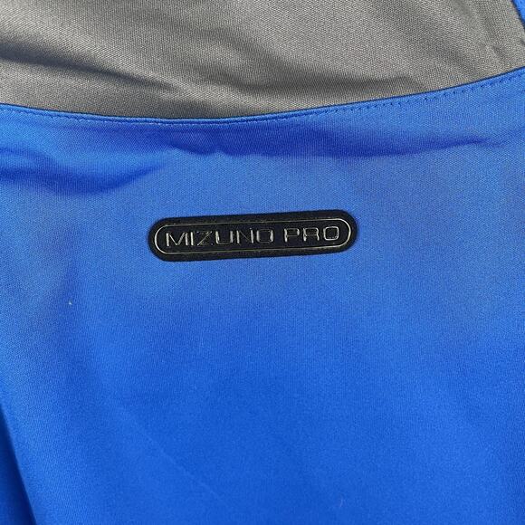 Mizuno Pro Jacket Mens XL Blue Softshell Impermalite Water Resistant 52GE5003 - Picture 12 of 16